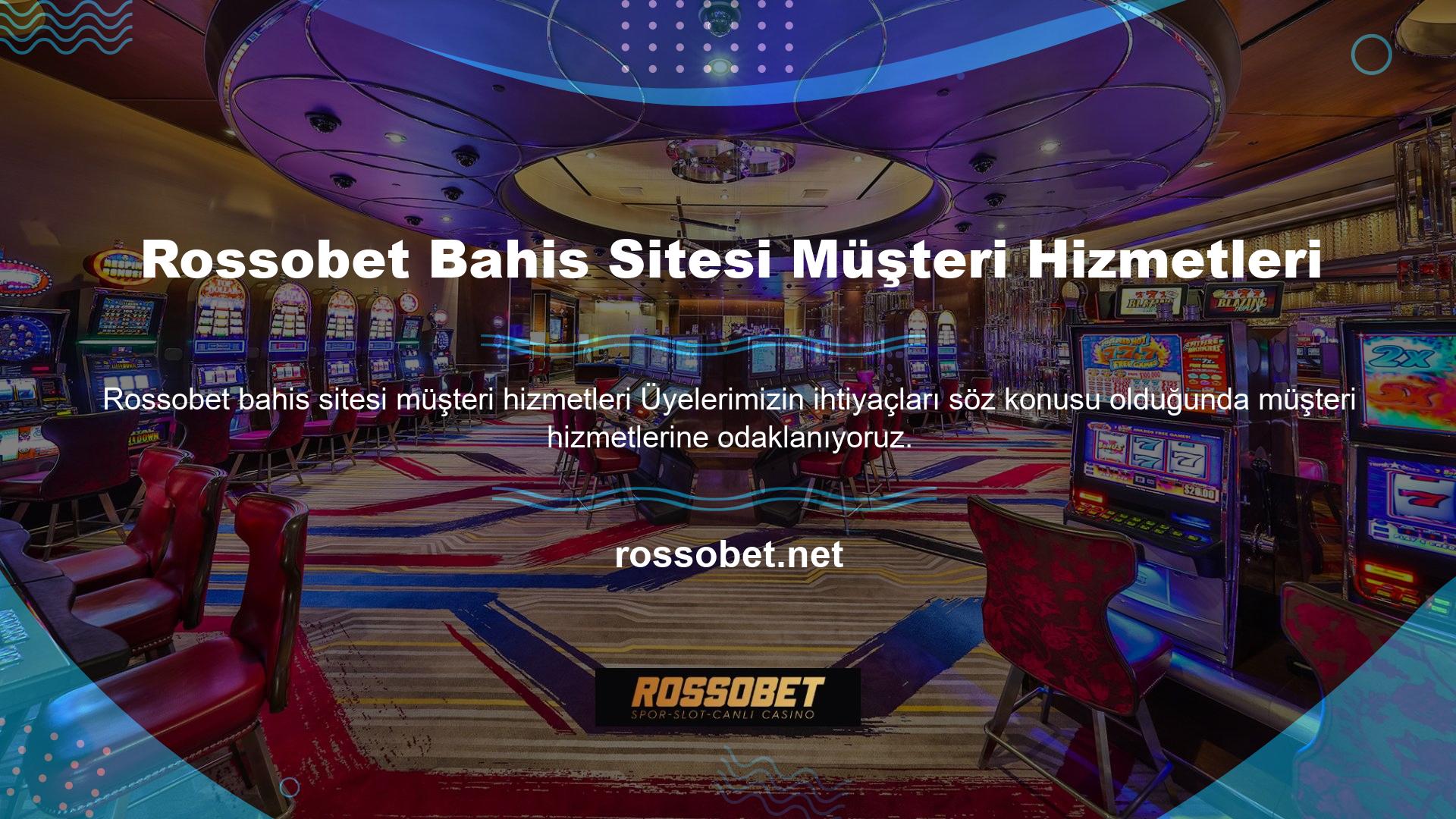 Rossobet bahis sitesi aktif canlı destek hattı ile müşterilerini memnun etmiştir